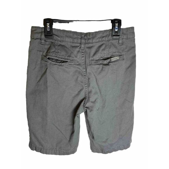 7 For All Mankind Boys Gray Shorts 100% Cotton Size 14 - Picture 2 of 13